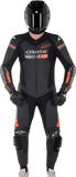 ALPINESTARS GP Force Chaser 1-Piece Leather Suit - Black/Red Fluorescent - US 50 / EU 60 3150321-1030-60