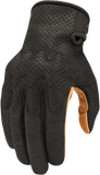 ICON Airform™ Gloves - Black/Tan - Small 3301-4141