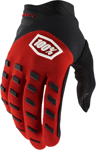 100% Airmatic Gloves - Red/Black - 2XL 10000-00029