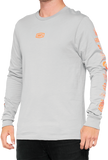 100% Retro Future Long-Sleeve T-Shirt - Vapor - Small 33007-404-10