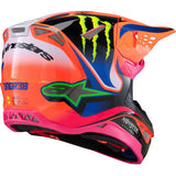 ALPINESTARS Supertech M10 Helmet - Deegan Monster - MIPS® - Gloss Orange Fluo/Purple/Pink Fluo - XL 8300425-433-XL