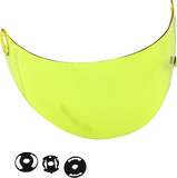 BILTWELL Gringo S Gen 2 Shield - Flat - Yellow 1111-103