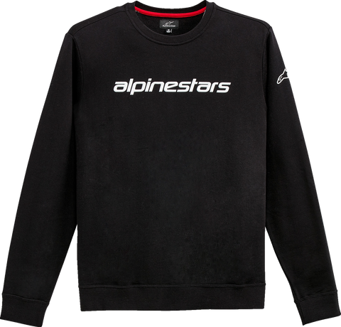 ALPINESTARS Linear Crew Fleece - Black/White - 2XL 12125132410202X