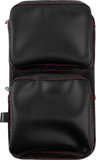 SHOW CHROME Kaliber Dash Pouch - Black with Red Stitching H44-4RED