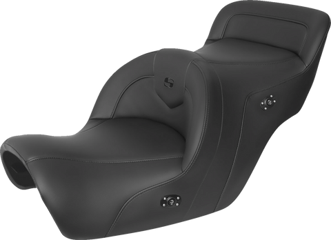 SADDLEMEN Heated Roadsofa Seat - Without Backrest - Black H88-07-187HCT