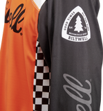 BILTWELL Good Times Jersey - Orange/Black - Large 8120-087-004