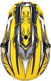 AFX FX-17Y Helmet - Butterfly - Matte Yellow - Medium 0111-1394
