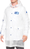 100% Torrent Raincoat - Clear - Medium 20040-00011
