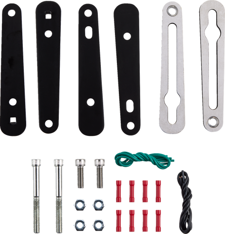 SADDLEMEN Turn Signal Relocation Kit - Dyna - Black 2020-0421