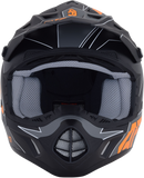 AFX FX-17 Helmet - Aced - Matte Black/Orange - Medium 0110-6505