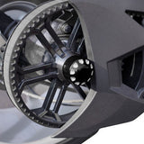 SHOW CHROME  Axle Nut Cover - Black  44-105