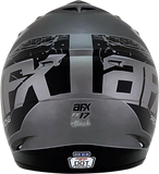 AFX FX-17Y Helmet - Attack - Frost Gray/Matte Black - Small 0111-1396