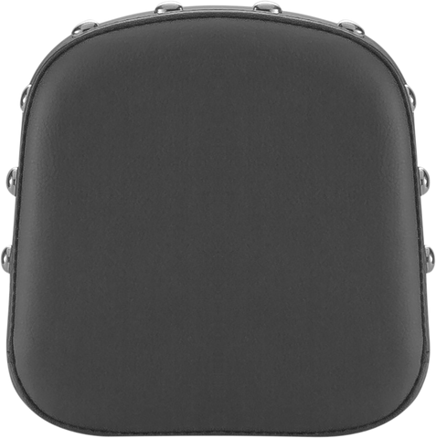 SADDLEMEN Sissy Bar Pad - Smooth - Black - Studded - FL '99-'23 40701