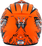 AFX FX-17Y Helmet - Butterfly - Matte Orange - Small 0111-1381