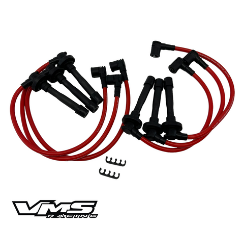 2000-2005 MITSUBISHI ECLIPSE and 1999-2005 GALANT 10.2MM RACE SPARK PLUG WIRE SET V6 3.0L ENGINES RED or BLUE / PART # WIWECLPV6