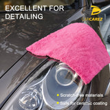 WASH&WHIPS Edgeless Microfiber Coral Fleece with Ultrasonic Edge
