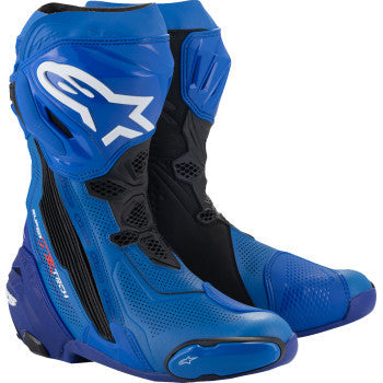 ALPINESTARS Supertech R Vented Boots - Blue/Black - US 9.5 / EU 44 2220121-713-44