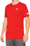100% Tiller T-Shirt - Red - Large 32133-003-12