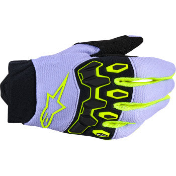 ALPINESTARS Youth Full Bore V2 Gloves - Purple/Fluo Yellow - Large 3540226-3175-L