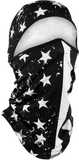 IN STOCK ZAN HEADGEAR SportFlex Convertible Balaclava - Black/White Flag WB4L091