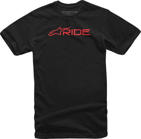 ALPINESTARS Ride 3.0 T-Shirt - Black/Red - Large 1232-722001030L