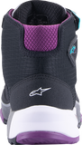 ALPINESTARS Stella CR-X Drystar® Shoes - Black/Gray/Teal/Purple - US 8 261152313708