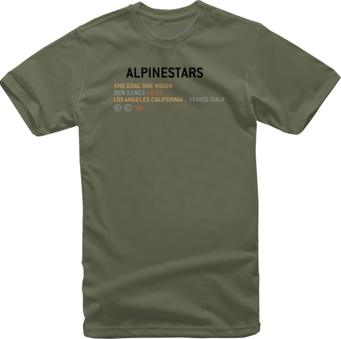 ALPINESTARS Quest T-Shirt - Military - 2XL 1212-720026902X