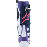 ALPINESTARS Tech 10 Boots - White/Violet/Navy/Pink Fluorescent - US 14 / EU 49.5 2010020-2780-14