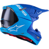 ALPINESTARS Supertech M10 Helmet - Flood - MIPS® - Blue/Black Carbon - Small 8301023-7282-S