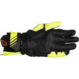 ALPINESTARS GP Plus R V3 Leather Gloves - Fluo Yellow/Black - 2XL 3550825-551-2X