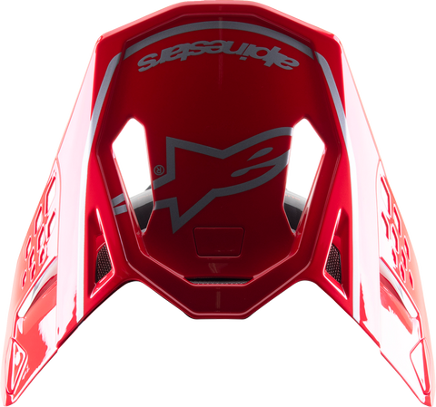 ALPINESTARS Supertech M10 Visor - Acumen - Red/Black/Silver 8987323-3319
