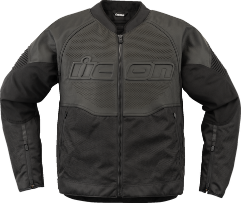 IN STOCK ICON Overlord3™ Leather Jacket - Black - Large 2810-4114