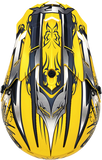 AFX FX-17 Helmet - Butterfly - Matte Yellow - XS 0110-7131