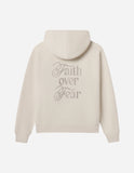 Faith Over Fear Taupe Unisex Hoodie