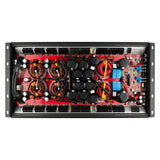 HOOLIGAN KO 1-Channel Amplifier with Voltmeter 8000 Watts Rms @ 1-Ohm Made In Korea Black