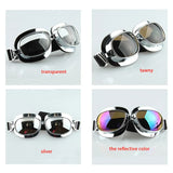Motorcycle Goggles Vintage Windproof UV Protection for Harley