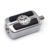 Motorcycel Parts Chrome Skull Shifter Shift Foot Peg For Harley Chopper Touring Cruiser Custom