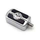 Motorcycel Parts Chrome Skull Shifter Shift Foot Peg For Harley Chopper Touring Cruiser Custom
