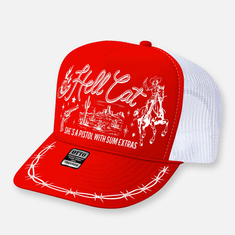 HELL CAT CURVED BILL HAT