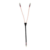 Level 3 RCA 100% Copper OFC Y Connector  2 FEMALE to 1 MALE - BLACK - RED