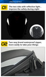 Motocentric Motorcycle Back Seat Bags Waterproof Multifunctional