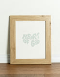 Heart of God Print