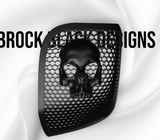 24+ Harley Davidson bag lid Speaker Grill Cover Ancient Skull