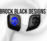 24+ Harley Davidson bag lid Speaker Grill Cover Ancient Skull