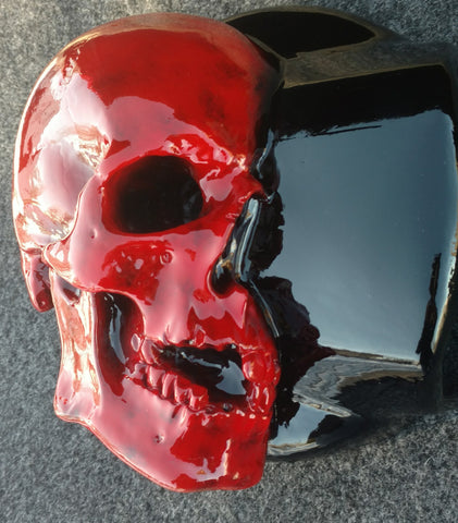 3D skull Harley air cleaner