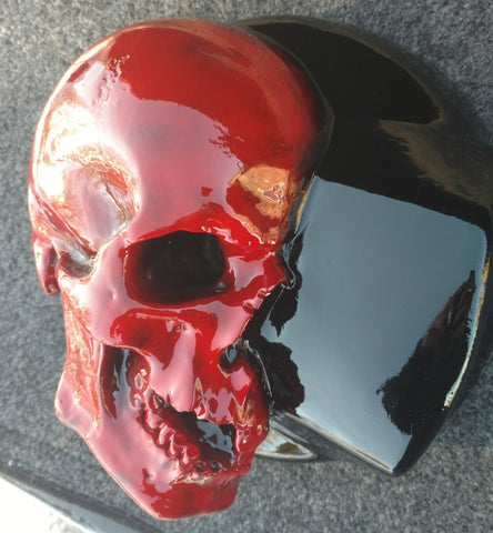 3D skull Harley air cleaner