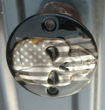 Harley Davidson American flag skull points cover