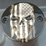 Harley Davidson American flag skull points cover