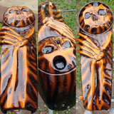 Harley Davidson touring console with 3D skull theme
