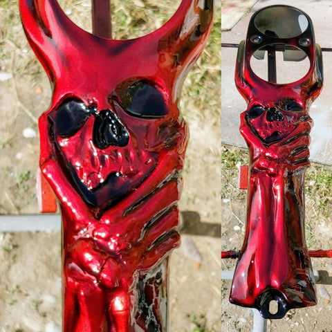 Harley Davidson console with 3D skull theme